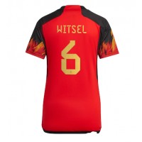 Belgium Axel Witsel #6 Replica Home Shirt Ladies World Cup 2022 Short Sleeve